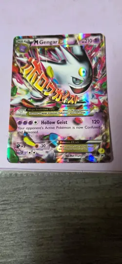 Pokemon M Gengar EX Full Art Holo Promo XY166 XY Trading Card - Image 1
