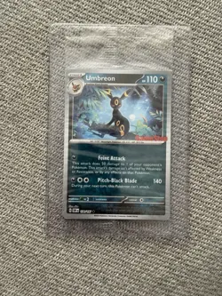 Umbreon GameStop Exclusive Reverse Holo Card 130/197 Sealed - Image 1