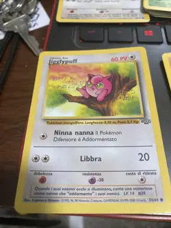 Pokemon Card JIGGLYPUFF 54/64 Jungle Italian Italiano TCG WOTC - Image 1