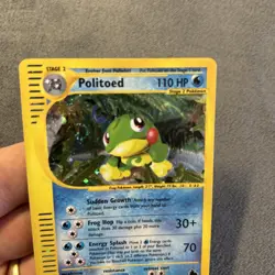 Politoed - H23/H32 - Pokemon Skyridge Holo Rare Card NM big SWIRL - Image 3