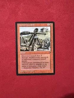 Dwarven Catapult - Fallen Empires MTG Magic The Gathering Classic 90’s Vintage - Image 1