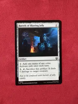 Barrels Of Blasting Jelly Avatar The Last Airbender TLA MTG Magic Gathering 254 - Image 1