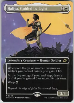 MTG TCG Haliya, Guided by Light (Borderless) R Edge of Eternities 289 - Image 1