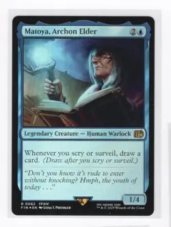 Matoya, Archon Elder | FOIL | NM | MTG | 0062 | Rare | FIN - Final Fantasy - Image 1