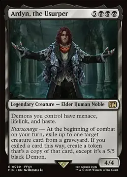 MTG Ardyn, the Usurper - Foil, Final Fantasy, Moderately Played, English - Image 1