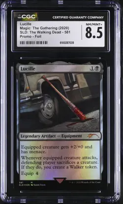 LUCILLE Secret Lair Foil Mythic Walking Dead CGC 8.5 MTG [Nostalgium] - Image 1