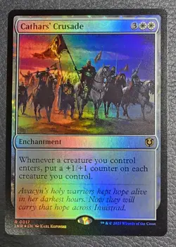Cathars' Crusade #17 (Foil) (NM) Innistrad Remastered INR Magic MTG - Image 1