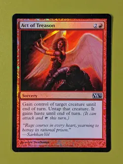 FOIL Act of Treason x1 Magic 2012 M12 1x MTG Magic the Gathering - Image 1