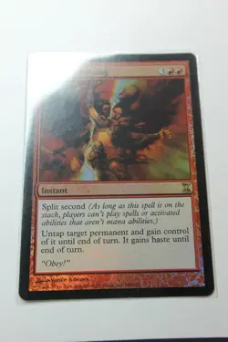 MTG Word of Seizing x1-Foil -Time Spiral-Lightly Played - Image 1