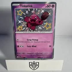 Pokemon TCG - Tinkatink 165/091 Paldean Fates - Shiny Rare Holo - NM - Image 1