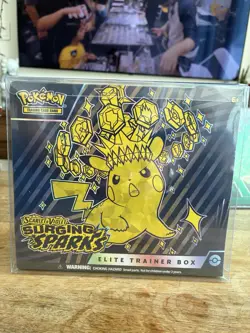 Pokemon Surging Sparks ETB Elite Trainer Box Factory Sealed + Protective Case! - Image 4