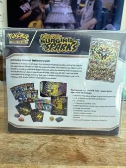 Pokemon Surging Sparks ETB Elite Trainer Box Factory Sealed + Protective Case! - Image 5