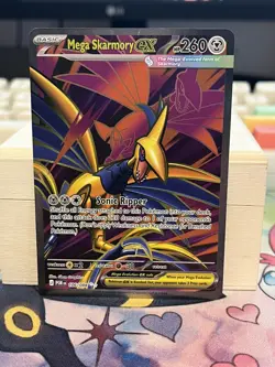 Mega Skarmory ex 106/88 Double Rare Full Art Pokemon Perfect Order EN NM+ - Image 1