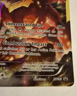 Pokemon Volcanion XY185 Black Star Promo NM - Image 3