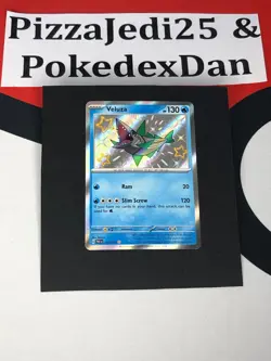 BABY SHINY VELUZA 125/091 POKEMON TCG PALDEAN FATES FRESH SLEEVED NM/M POKEMON - Image 1