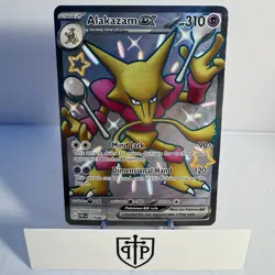 Pokemon TCG - Alakazam EX 215/091 Paldean Fates - Shiny Ultra Rare - NM - Image 1