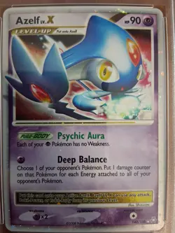 Pokemon TCG Azelf Lv. X Ultra Rare Holo 2008 Legends Awakened Set 140/146 PSA 7 - Image 4