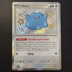 Pokemon TCG - Ditto 201/091 Paldean Fates - Shiny Rare Holo - NM - Image 5