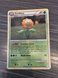 Sunflora Rare Normal HeartGold SoulSilver 31/123 - LP - Pokemon Card - Image 1