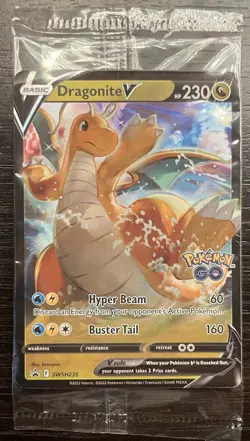 POKEMON TCG DRAGONITE V + VSTAR SEALED PROMO PACK SWSH235/SWSH236 - Image 1