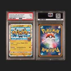 2018 Yokohama Pikachu Pokemon Center 282/Sm-p PSA 7 - Image 1