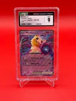 Pokemon TCG Mimikyu ex 069/159 holo CGC mint 9 Holo 2025 Graded - Image 1