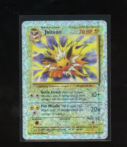 2002 Pokemon Legendary Collection Jolteon 14/110 Reverse Holo Foil WOTC - Image 1