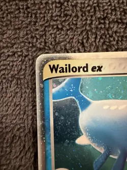 Pokemon SWIRL 🌀 Wailord ex 100/100 Sandstorm Holo Ultra Rare - LP - Water Spout - Image 4