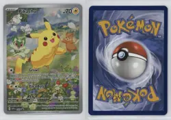 Pikachu (Paldea Adventure Chest) Holo Pokemon Scarlet & Violet Black Star Promo - Image 3