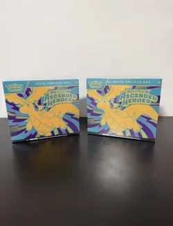 Lot of X2 Sealed Pokemon Mega Evolutions Ascended Heroes ETB Elite Trainer Boxes - Image 1