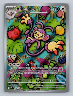 Pokemon ME02: Phantasmal Flames #107/094 Ambipom - Image 1
