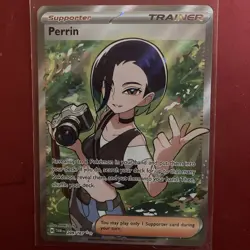 Pokemon Twilight Masquerade Perrin Holo Ultra Rare 209/167 NM - Image 1