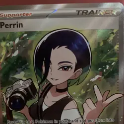 Pokemon Twilight Masquerade Perrin Holo Ultra Rare 209/167 NM - Image 2