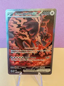 Bloodmoon Ursaluna EX 168/131 Prismatic Evolutions SIR Pokemon TCG - Image 1