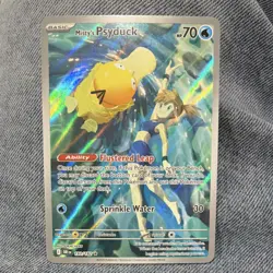 Pokemon Misty's Psyduck 193/182 Illustration Rare Holo Sv10 70 HP Okacheke Engl… - Image 1