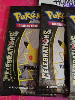 Pokemon TCG: Sword & Shield- (4) CELEBRATIONS Booster Packs- NEW/FACTORY SEALED - Image 2