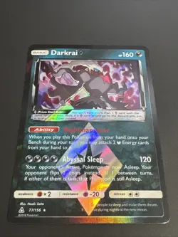 Pokemon TCG - Darkrai Prism Star 77/156 - SM Ultra Prism - HOLO Ultra Rare NM - Image 2