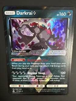 Pokemon TCG - Darkrai Prism Star 77/156 - SM Ultra Prism - HOLO Ultra Rare NM - Image 3