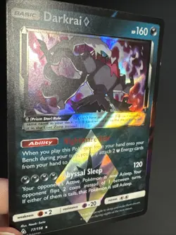Pokemon TCG - Darkrai Prism Star 77/156 - SM Ultra Prism - HOLO Ultra Rare NM - Image 5