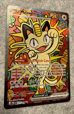 Pokemon TCG - Meowth ex 121/088 SIR - Perfect Order MINT See Pics +Centering ✅ - Image 4