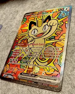 Pokemon TCG - Meowth ex 121/088 SIR - Perfect Order MINT See Pics +Centering ✅ - Image 5