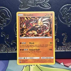 Groudon 81/168 Holo SM Celestial Storm Pokemon NM - Image 1