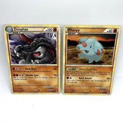 Phanpy 66/95 & Donphan 42/95 Common Call of Legends Pokemon TCG - Image 1