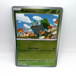 Bulbasaur ME01: Mega Evolution 001/132 Reverse Holo Pokemon TCG - Image 1