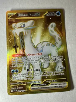 Chien-Pao ex 274/193 Pokemon TCG Sv02: Paldea Evolved Hyper Rare Holo A3 - Image 1