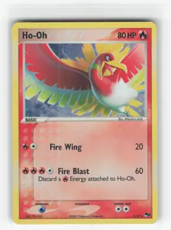 ✰ HO-OH 1/17 HOLO RARE POP SERIES 5 POKEMON ✰ HP - Image 2