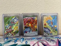 Pokemon TCG First Partner Illustration Collection 1st Generation Kanto Starters - Image 1