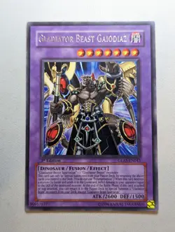 Yugioh Gladiator Beast Gaiodiaz GLAS-EN043 1st Edition Rare VLP - Image 1