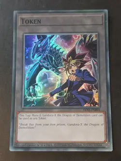 Yu-Gi-Oh ! - Token Yugi Muto and Gandora-X - TKN5-EN001 - Super Rare - Image 1