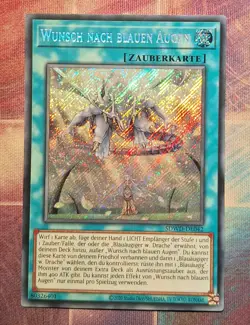 Wunsch nach blauen Augen SDWD-DE042 Secret Rare DEUTSCH 2.Auflage NM Yu-Gi-Oh! - Image 1